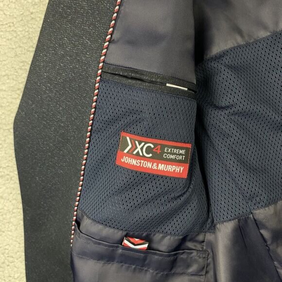 JOHNSTON & MURPHY XC4 extreme comfort XL blazer jacket sport suit coat NAVY * - Picture 13 of 16